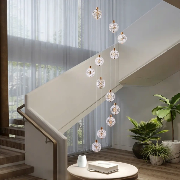 Pendant lamp ADRIANA 12 LED 80W GL Remote