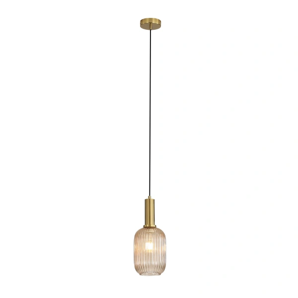 Single pendant LUXE.130 AMBER E27