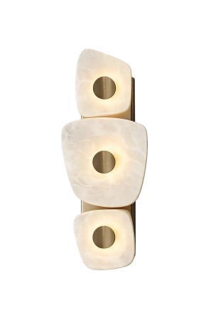 Wall light Cella 1 Alabaster Spanish Marble LED 15W BRS