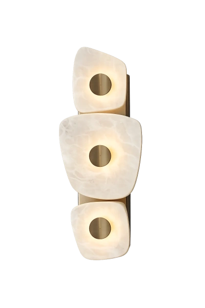 Wall light Cella 1 Alabaster Spanish Marble LED 15W BRS