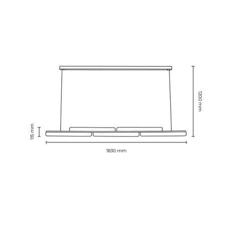 Pendant lamp Lina Marble LED ABRS