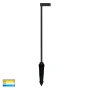 Bollard Spike Lindri 24V LED 3W 3CCT BLK