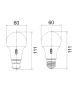 Globe GLSTRI  LED E27 10W Tri-CCT