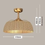 Ceiling Fan Harlow DC 20 High Airflow GLD