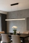 Pendant lamp Brystol Crystal LED 24W 3CCT L120 BLK