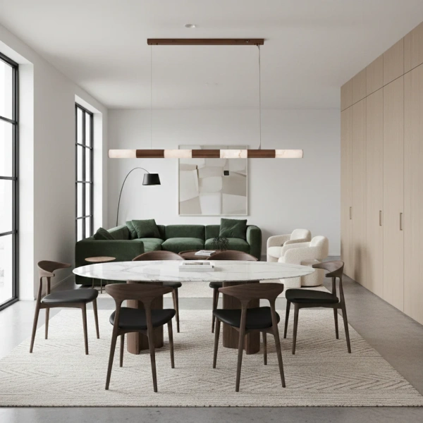 Pendant lamp Heliora Marble L180 CF