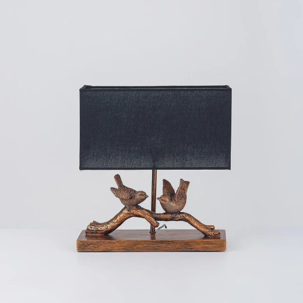 Table lamp Birds on Branch LED Gold