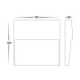 Step light Fino 3CCT LED 6W 12V IP54 L16cm WHT