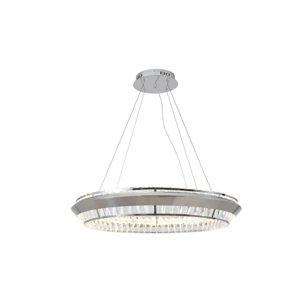 Pendant lamp Royal Crystal LED 48W CCT Dim D80 CHR remote