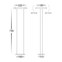 HV1635T-BLK-240V Locu Double Adjustable LED Bollard Light