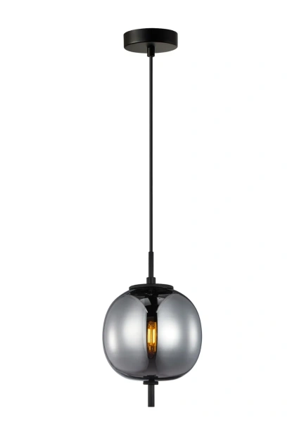 Pendant lamp PINO 5 Round Smokey Black 10W