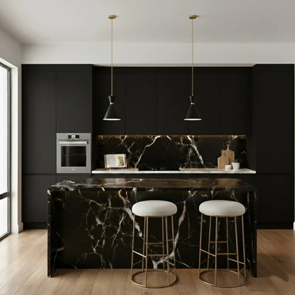 Pendant lamp Oslo E27 BLK