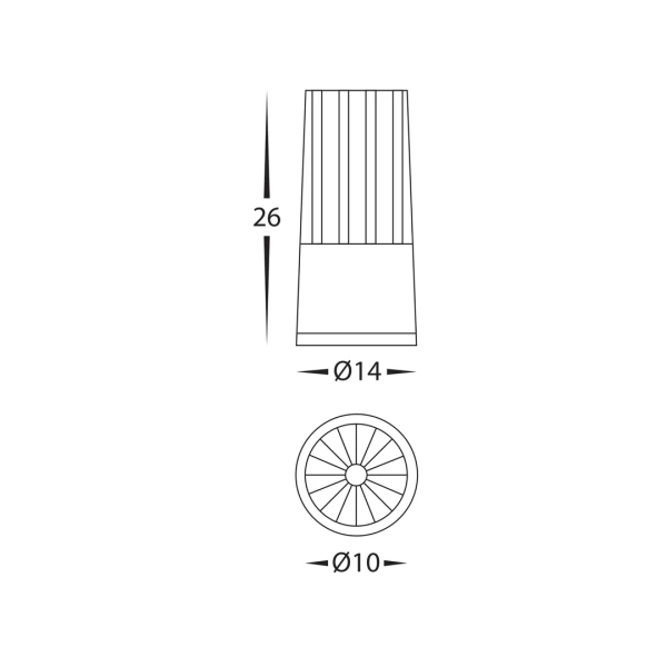 Weatherproof Gel Connector Medium IP67 12-24V HV9912 100psc