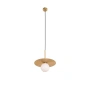 Pendant lamp Dott E27 D30 BRS