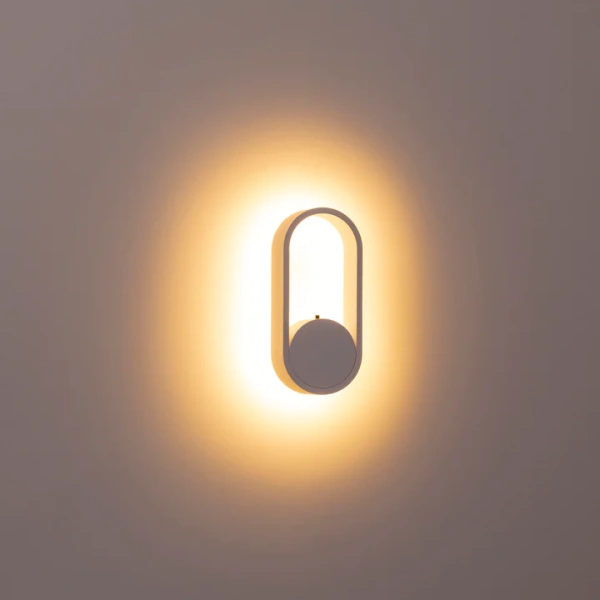 Wall light Ovale HV8080T-WHT LED 7W TRI Colour Dimmable
