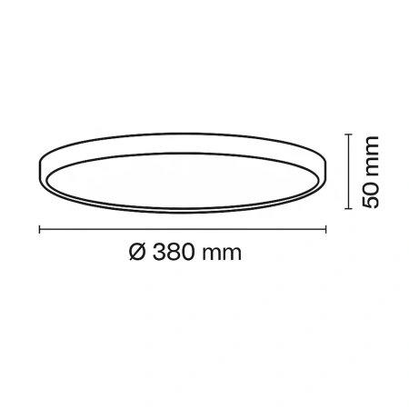 Ceiling lamp Soluna Travertine Oyster LED
