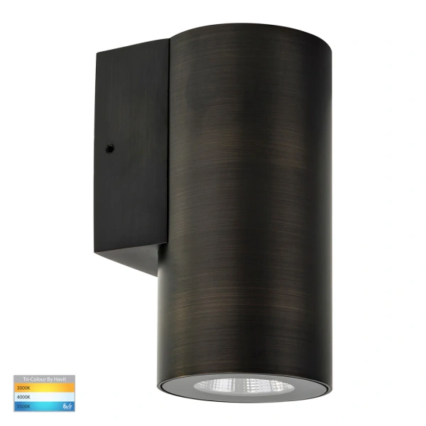 Wall light Aries Antique Brass LED Fixed Down HV3625T-AB IP65