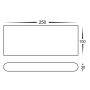 Wall light Lisse WHT Up-Down LED HV3653T-WHT IP65