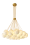Pendant lamp Molina S19 Alabaster Spanish Marble G9 BRS