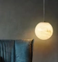 Pendant lamp Molina S1 Alabaster Spanish Marble G9 BRS