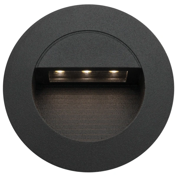 Step light Rye Round LED 1.2W 3K D80 BLK