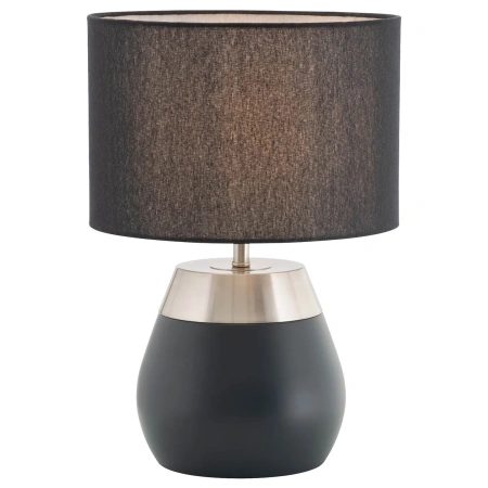 Table lamp Belgrave E27 BLK touch