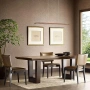 Pendant lamp Noce Walnut Timber L130 LED 20W 3CCT Dim