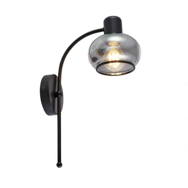 Wall light MARBELL E27 H40 BK