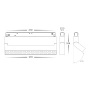 Track lense spotlight HCP-1029105 BK 48V 12W