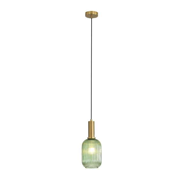 Single pendant LUXE.130 GREEN E27