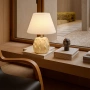 Table lamp Lila ceramic E27 Butter cream