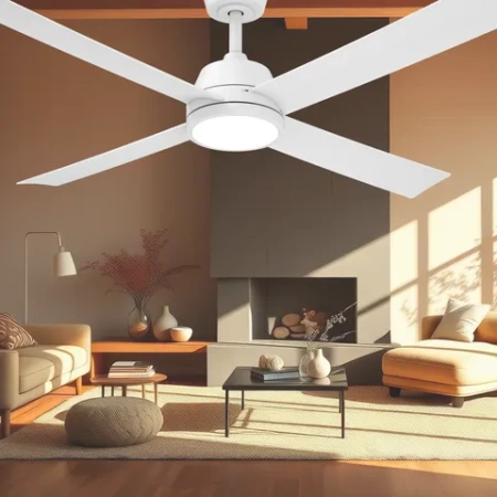 Ceiling Fan Bronco 52 DC LED 20W 3CCT Click-in blade WHT