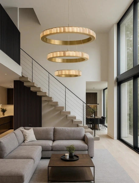 Pendant lamp Capella 3 Alabaster Spanish Marble LED CCT Dim BRS