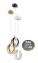 Pendant lamp Spin D17 LED 12W 3CCT BL