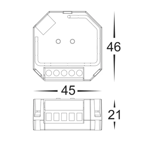 Zigbee Trailing edge dimmer HV9105-ZB-ACDIM