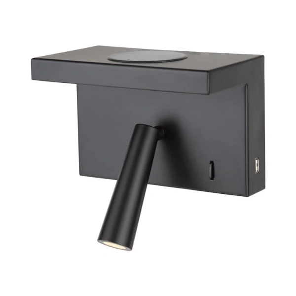 Wall lamp CHARGE-01 Wireless charger BLK