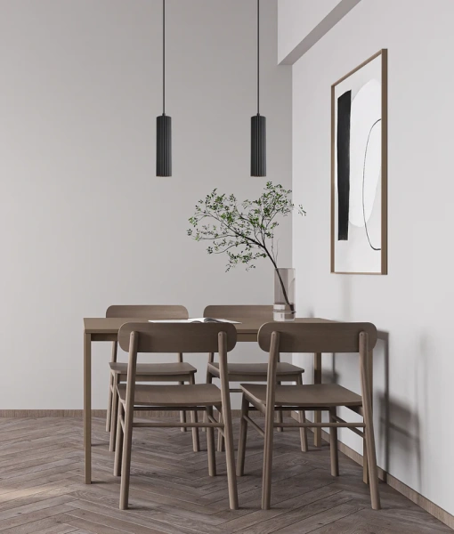 Pendant light KOLONNE 01 GU10 D6.5 BLK