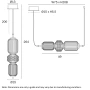 Pendant lamp Torso 3 L49 LED 16W 3K BRS