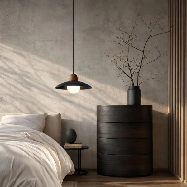 Pendant lamp Vanta Travertine G9 BL