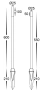 Bollard Spike Drique 24V LED 3W 3CCT BLK