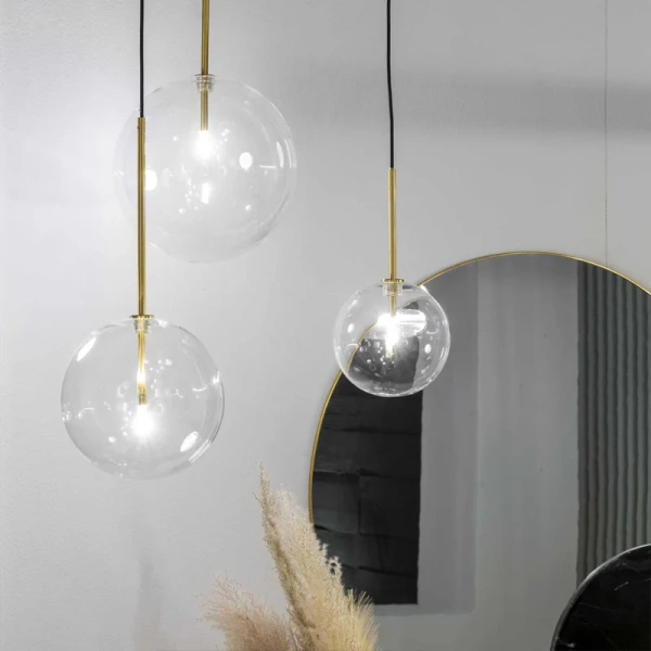 Pendant lamp Equinoxe SP1 D15 LED G4 2W BRS