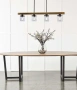 Pendant lamp METI Medieval Rustic Warm Chestnut Wood Bar 
