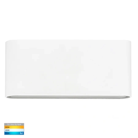 Wall light Lisse Fixed Down 3CCT LED 6W IP54 17.5cm WHT
