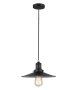 Pendant lamp Piatto E27 Small black