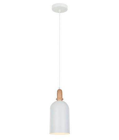Pendant lamp HORTEN Scandinavian Oblong Shape WHT