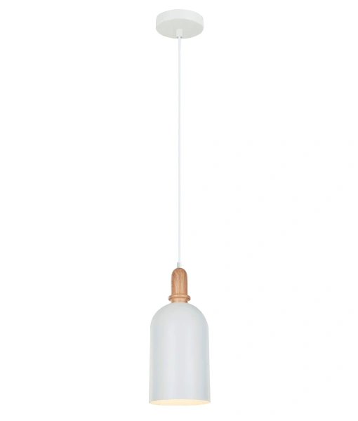Pendant lamp HORTEN Scandinavian Oblong Shape WHT