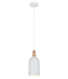 Pendant lamp HORTEN Scandinavian Oblong Shape WHT