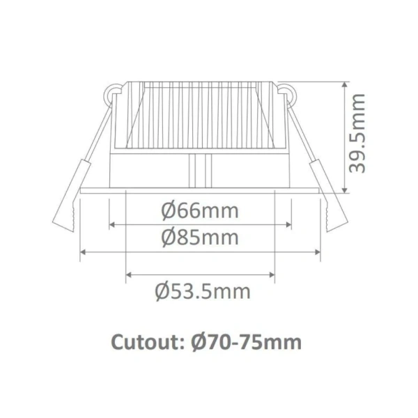 Downlight DECO-8-WHT 20410