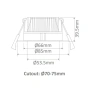 Downlight DECO-8-BLK 20411