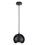 Pendant lamp VAINA Scandinavian Dome Shape BLK